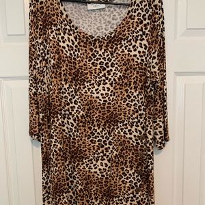Leopard Plus size tunic